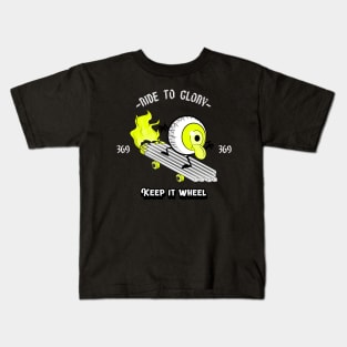 Ride To Glory Keep It Wheel Kids T-Shirt